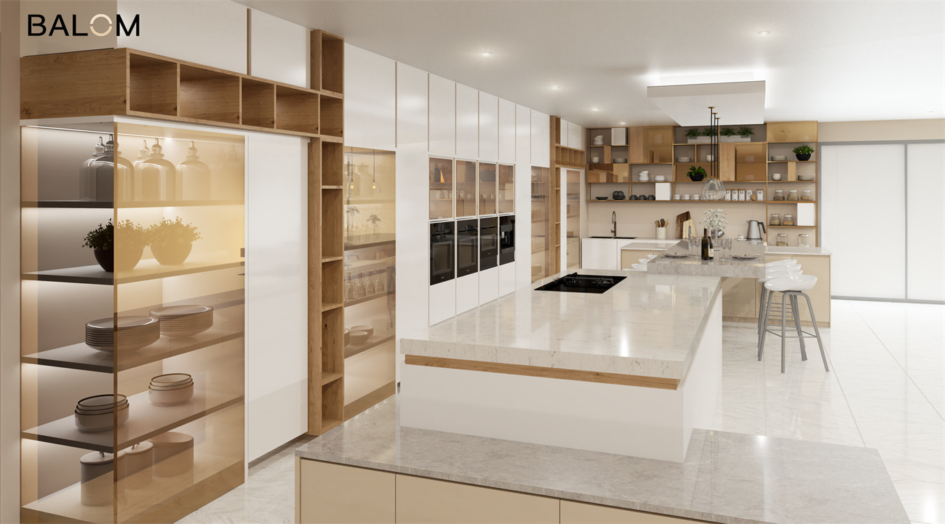 การออกแบบห้องครัวและตู้เก็บของ